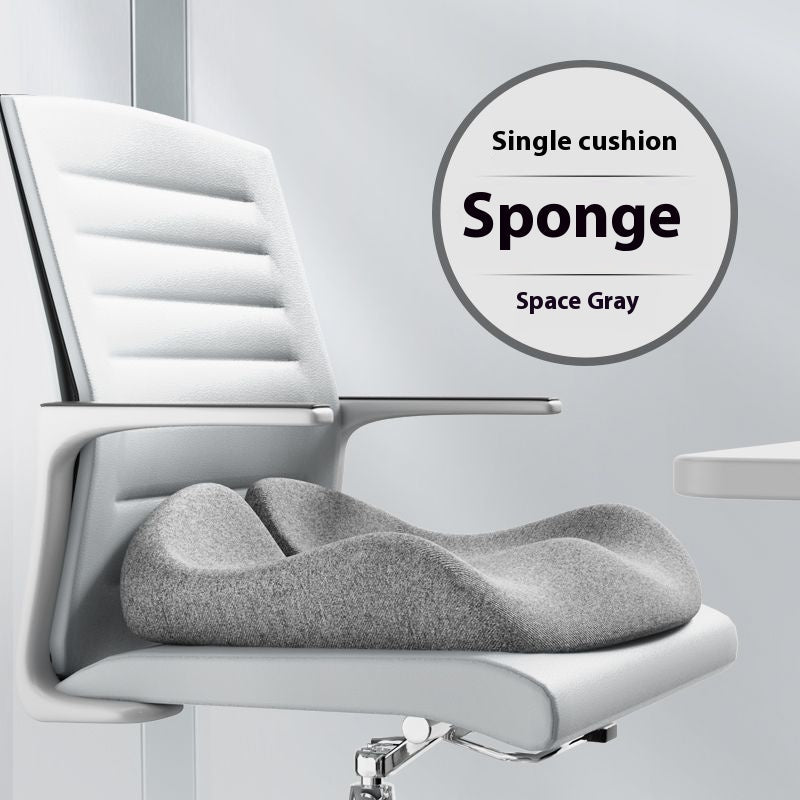 Ergonomic Memory Foam Seat Cushion for Office Chairs, Thick, Breathable, and Non-Flattening